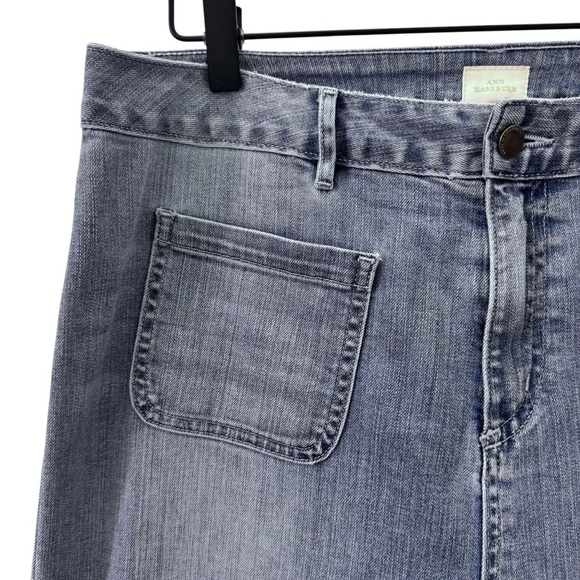 Ann Mashburn Coco Patch Pocket Jean in "7-Year Indigo Stretch Denim" Size 32 - Picture 9 of 16